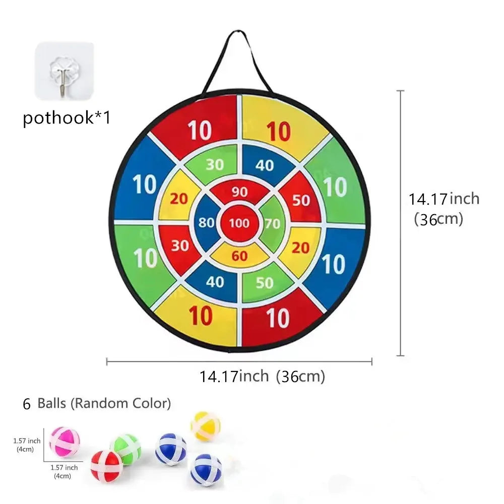 Sevair Deco Sticky Ball Dartboard Game for Kids 12