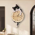 Sevair Deco Swinging Cat Wall Clock 7