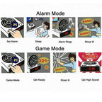 Sevair Deco Target Alarm Clock with Laser Game 8