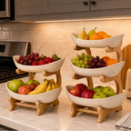 Sevair Deco Tiered Fruit Basket for Countertops 1