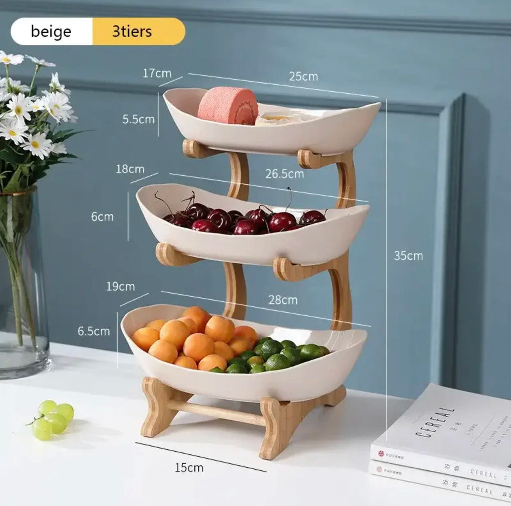 Sevair Deco Tiered Fruit Basket for Countertops 12