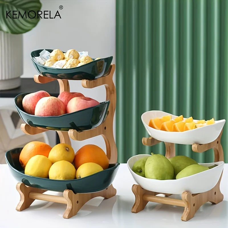 Sevair Deco Tiered Fruit Basket for Countertops 4