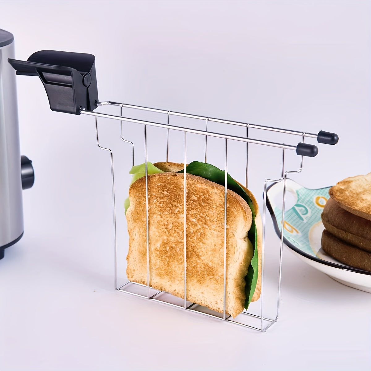 Sevair Deco Toaster Sandwich Rack with Handle 6