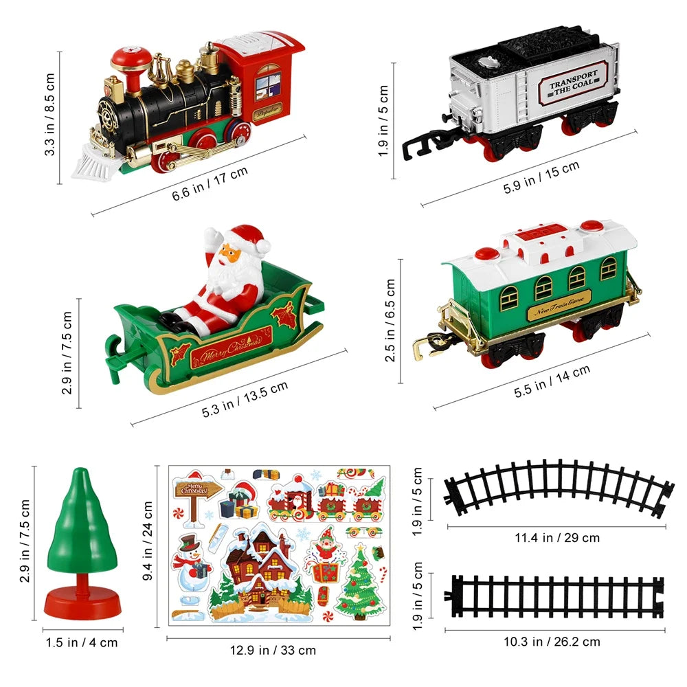 Sevair Deco Tree Mounted Christmas Train Set 14