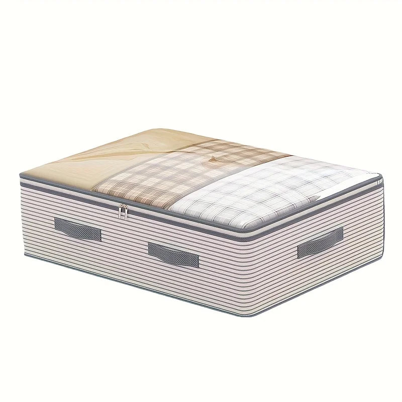 Sevair Deco Under Bed Storage Bag for Clothes and Bedding clear window