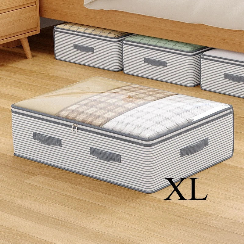 Sevair Deco Under Bed Storage Bag for Clothes and Bedding large organizer