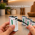 Sevair Deco USB-C Rechargeable 9V Battery Packs main