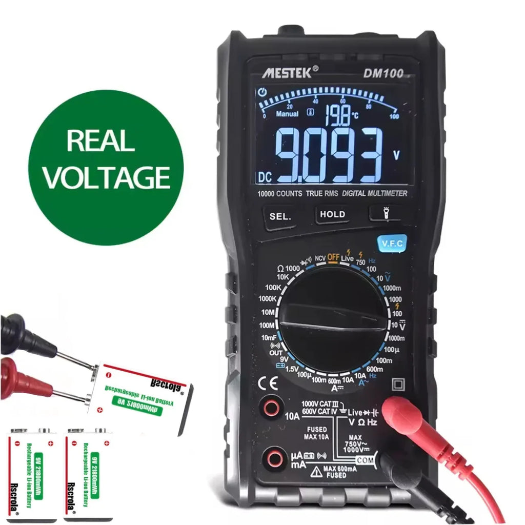 Sevair Deco USB-C Rechargeable 9V Battery Packs regulated voltage 02