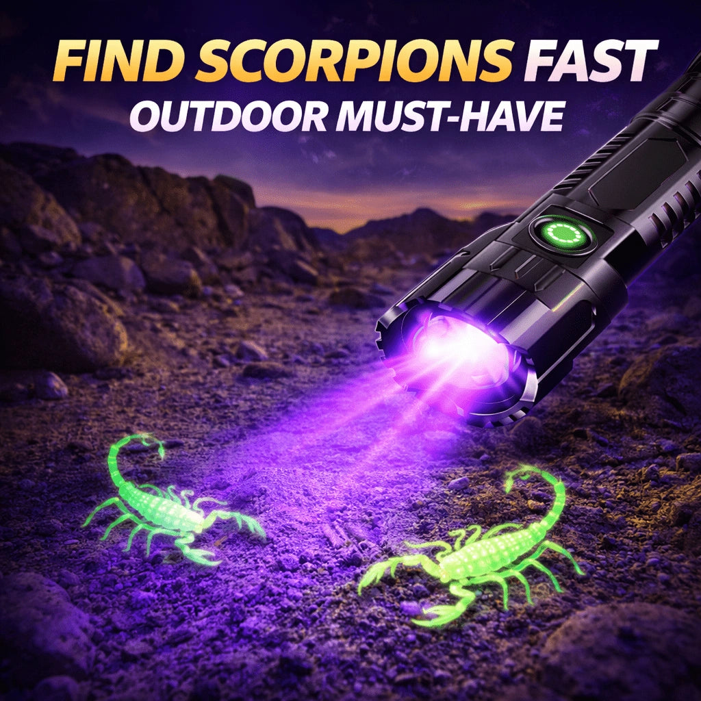 Sevair Deco USB rechargeable UV inspection flashlight scorpion inspection