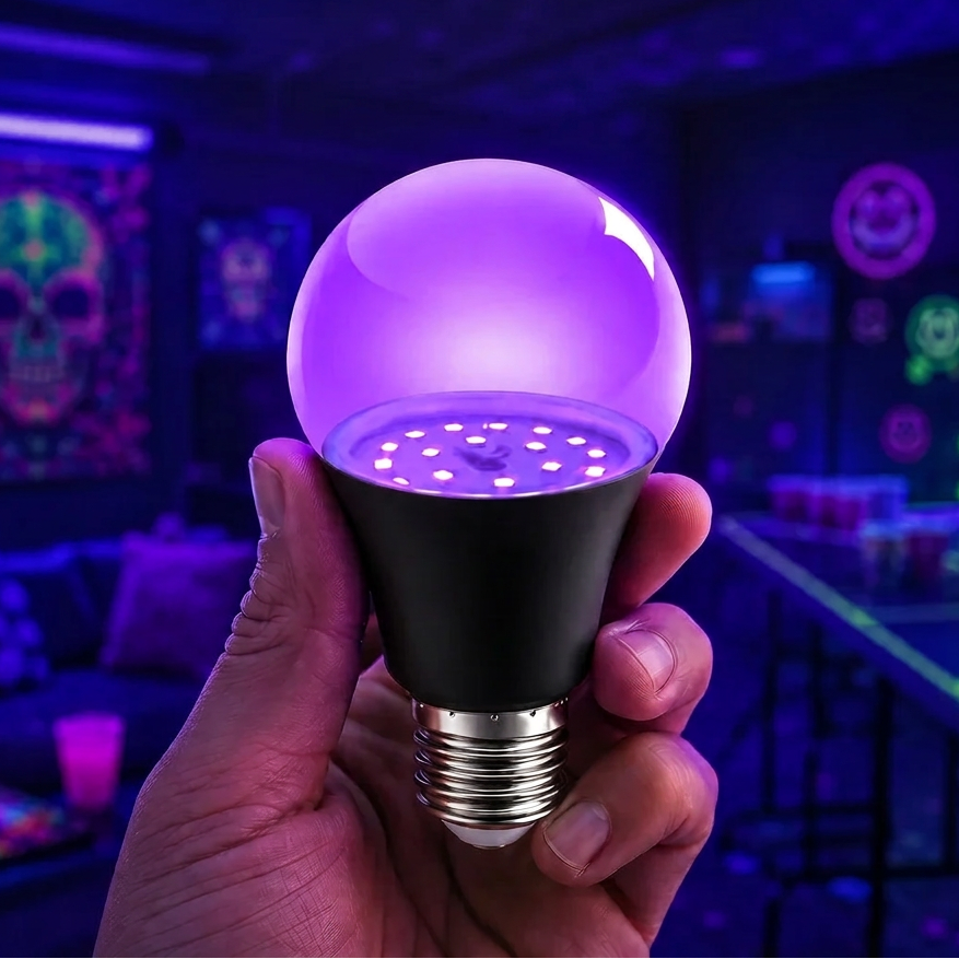 Sevair Deco UV Blacklight Bulb for Glow Parties 1