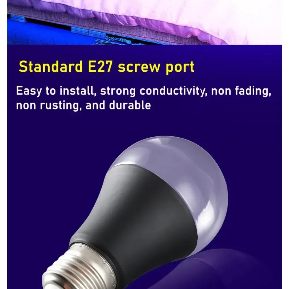 Sevair Deco UV Blacklight Bulb for Glow Parties 18