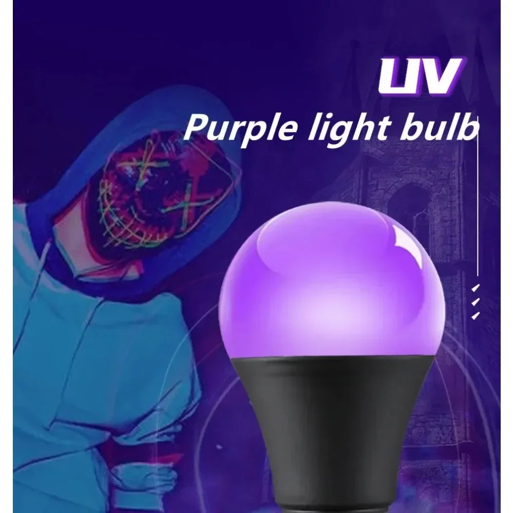 Sevair Deco UV Blacklight Bulb for Glow Parties 2