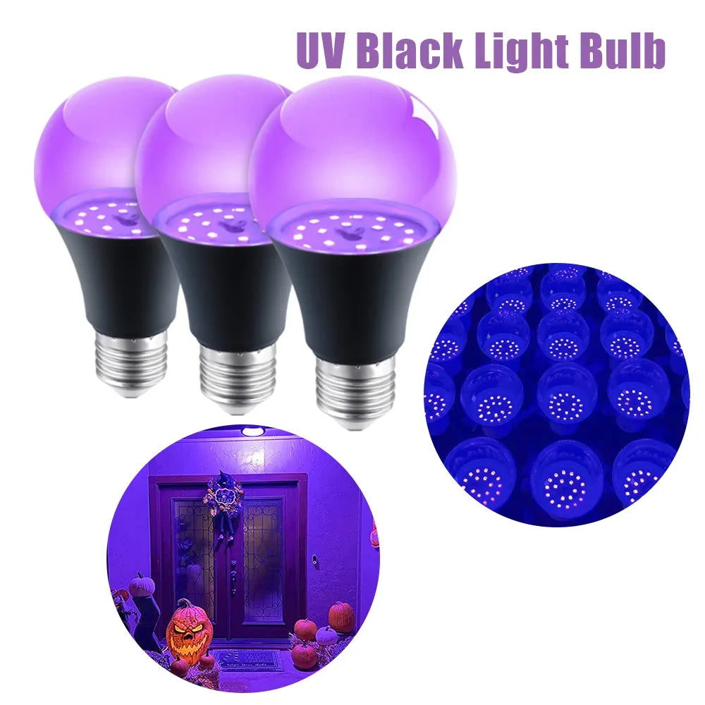 Sevair Deco UV Blacklight Bulb for Glow Parties 3