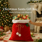 Sevair Deco Velvet Santa Gift Bag for Christmas 1