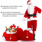 Sevair Deco Velvet Santa Gift Bag for Christmas 13