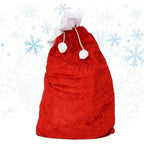 Sevair Deco Velvet Santa Gift Bag for Christmas 3