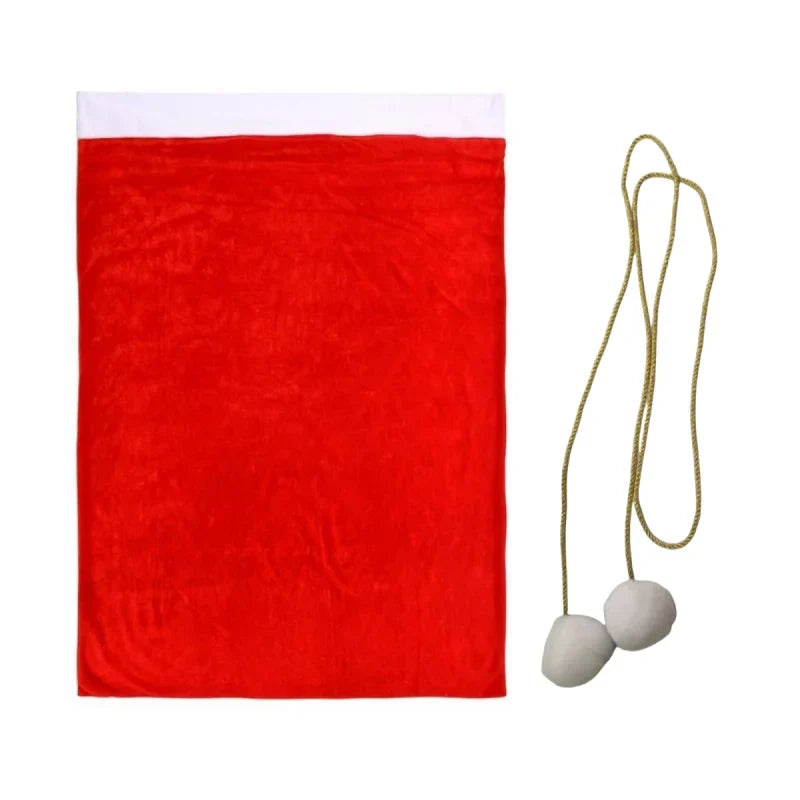 Sevair Deco Velvet Santa Gift Bag for Christmas 7