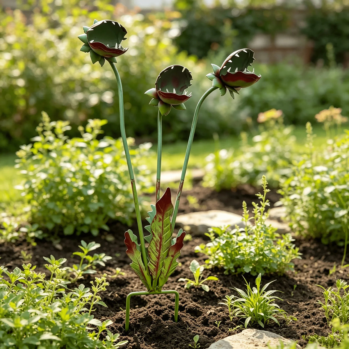 Sevair Deco Venus Flytrap Garden Stake 25-Inch 5