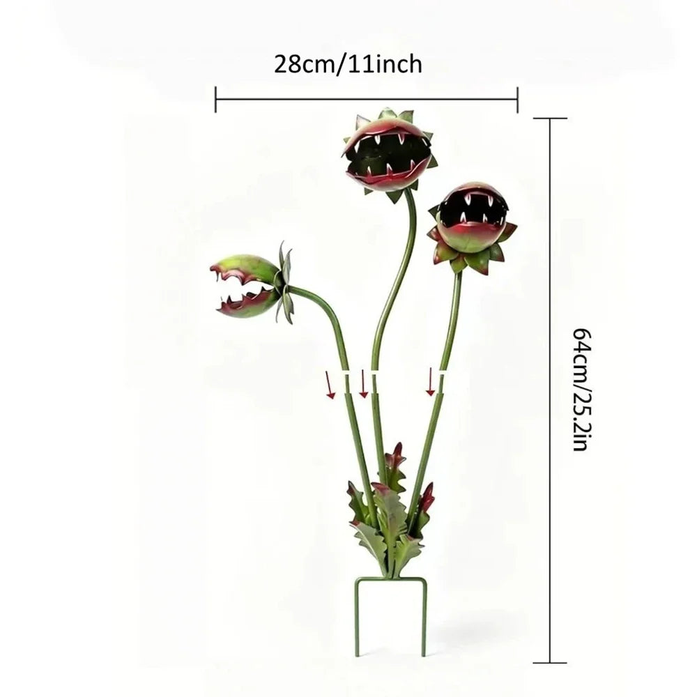 Sevair Deco Venus Flytrap Garden Stake 25-Inch 6