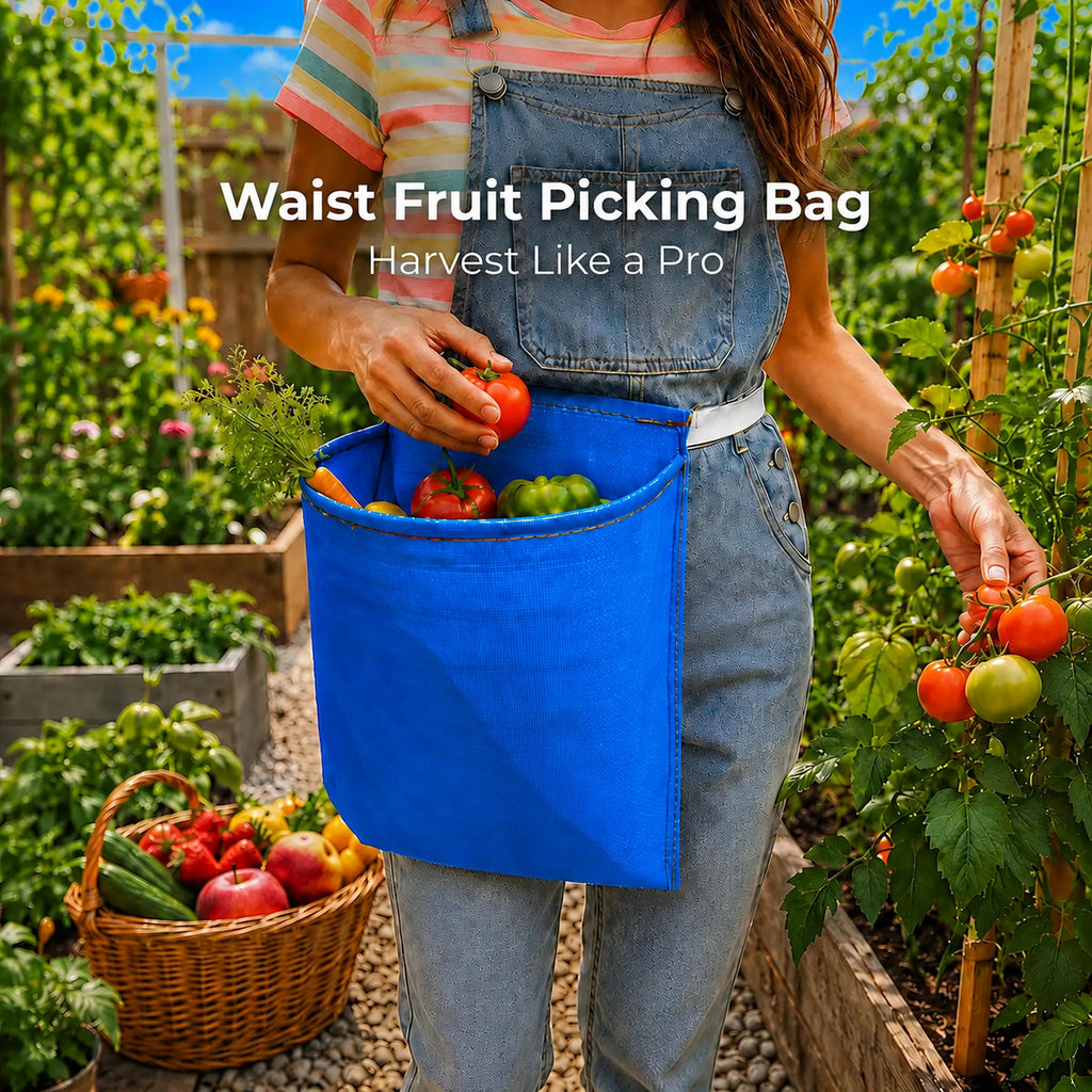 Sevair Deco Waist Fruit Picking Bag for Hands Free Harvests garden harvest