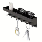 Sevair Deco Wall Key Holder Shelf with 6 Hooks 7