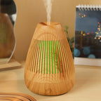Sevair Deco Wood Grain Essential Oil Diffuser desk