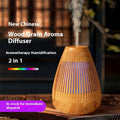 Sevair Deco Wood Grain Essential Oil Diffuser overview