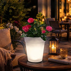 Solar Illuminated Garden Flower Pot