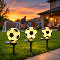 Solar Soccer Ball Path Lights 2-Pack